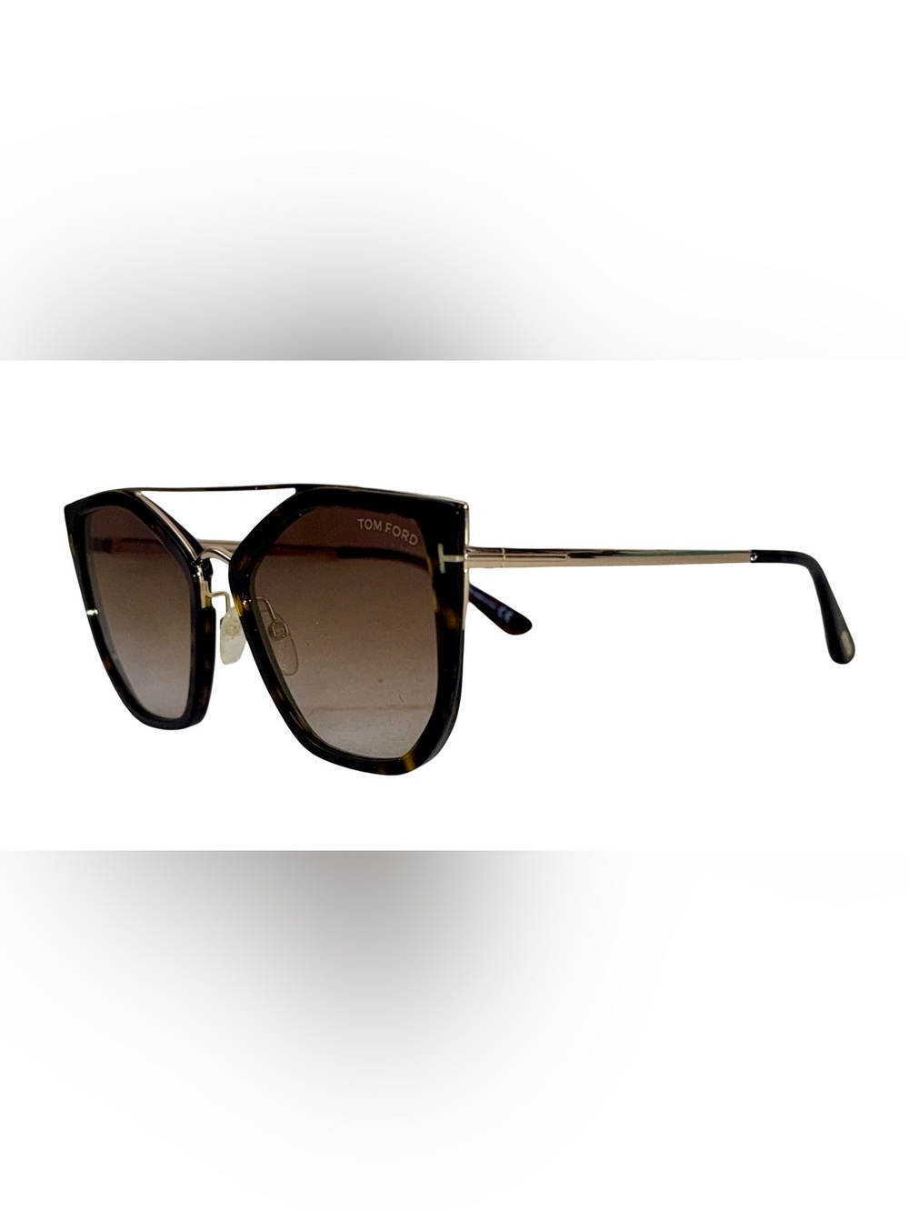 TOM FORD DAHLIA 02  TORTOISESHELL AND GOLD SUNGLASSES